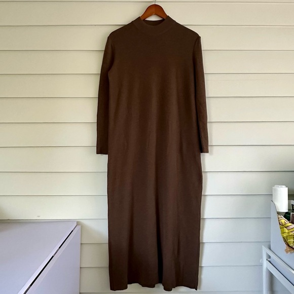 Vintage Dresses & Skirts - VTG knit wool blend dress